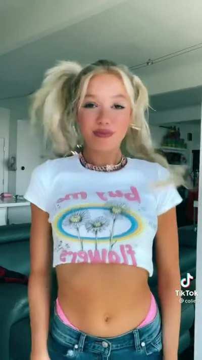 Pigtails and pink panties