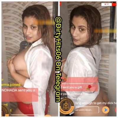 💜🌈Gunjan Aras Super Expensive Shower Live Show With Transparent T-shirt, Super Demanded Girl 17Mins+ With Voice!🌈💜