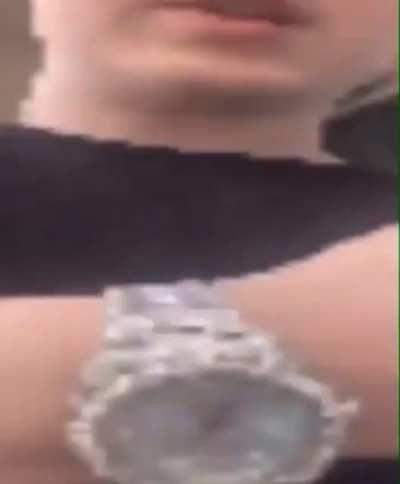 weiland showing us his shoes