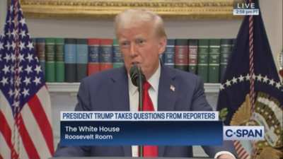 Trump completely dodges question about his memecoin.