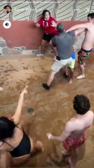 Poolside Fight making the rounds on Facebook right now.