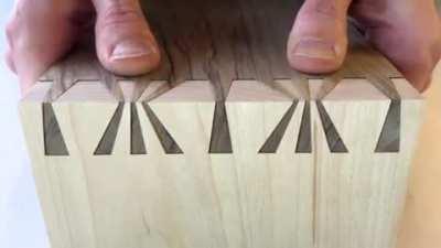 Japanese Sunrise Dovetail Joint