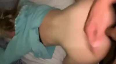 Blonde In Blue Gets Fucked