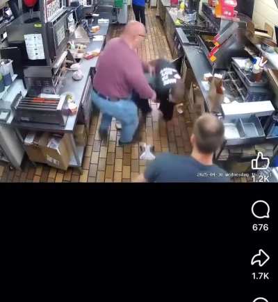 Angry man attacks Dairy Queen employee