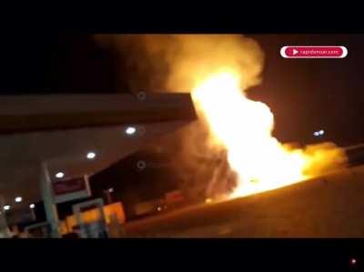 WCGW watching a burning vehicle