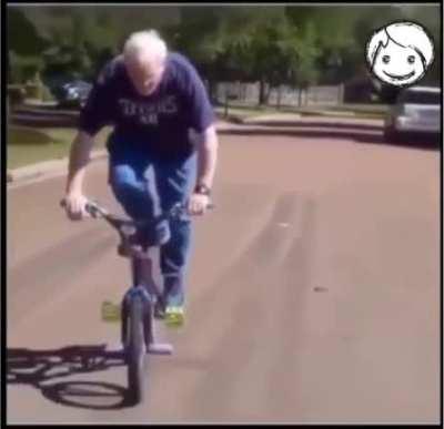 Grandpa has skills