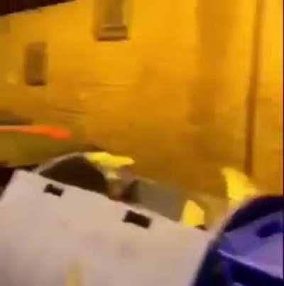 Wcgw hopping on trash cans.