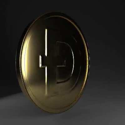 Free 3D dogecoin model (download in comments)