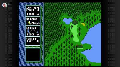 Hole-in-One on NES Open Tournament Golf