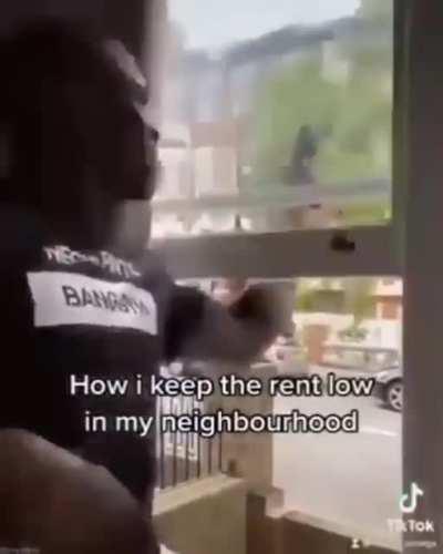 Renter fires gun out window in feeble attempt to lower the rent 🙄