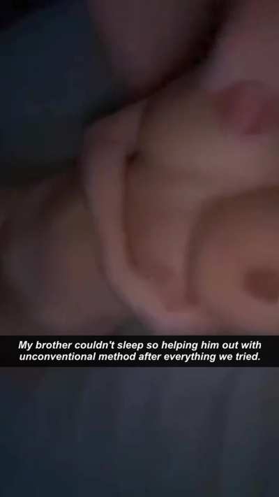 Brother Caption Cum On Tits Cumshot Family Sister Taboo Porn GIF by viren93