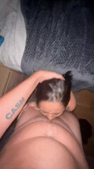 asian babe deepthroats and discovers her 0 gag reflexes