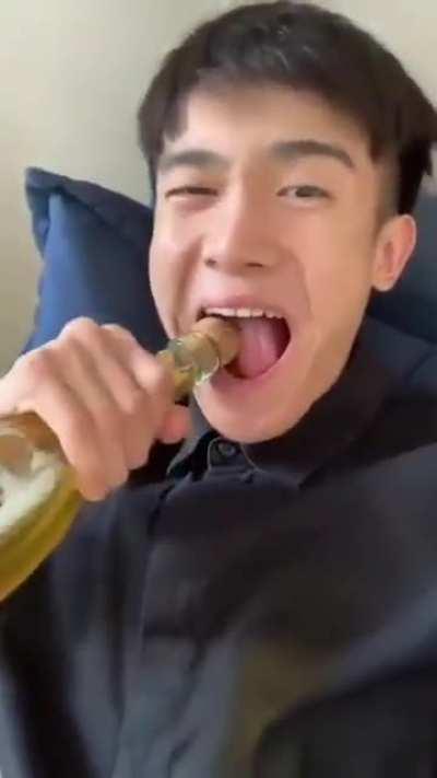 HMB, i am going to open this champagne bottle with my teeth!!!!