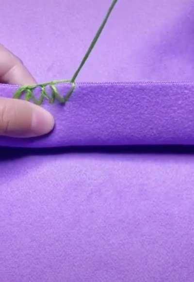 A handy sewing technique