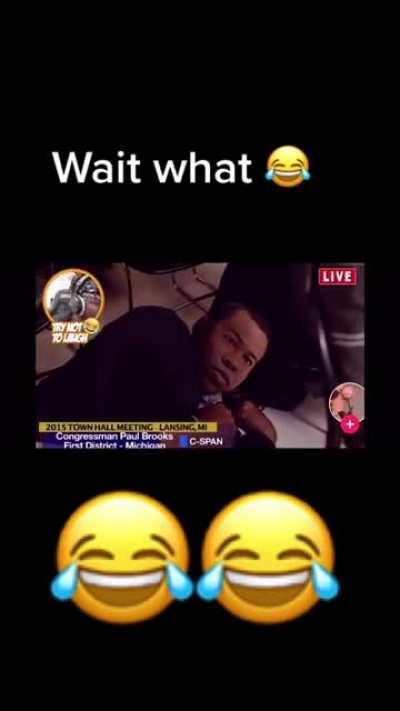 Bruh at the Congress at the wrong time 😂