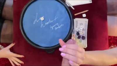 Festival girls CFNM Dice Throwing Handjob Contest