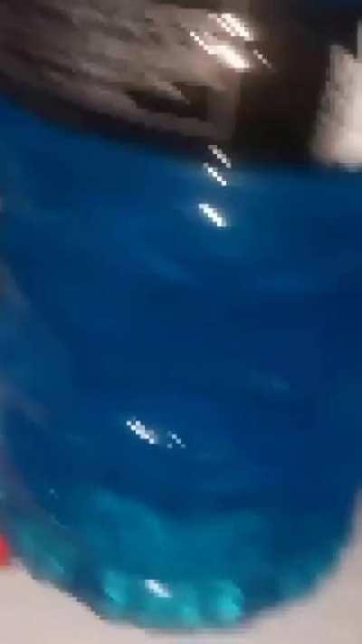 My dinner for today was California burrito with blue Powerade as Bev. Valid or nah?