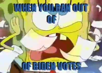 Democracy moment 🤮