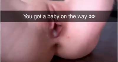 And your dinner is also dribbling out of your wife’s violated, freshly-fucked, soaking wet pussy cuck!