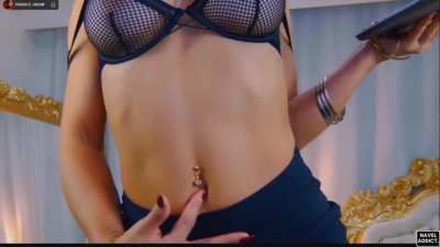 Navel Addict 137: Webcam Belly Button #46