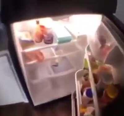 Yo whoo tf pu Michael Jackson on the freezer