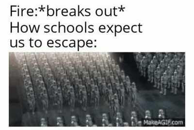 Come on everyone, single-file