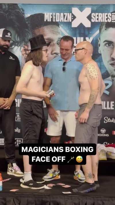 Magic boxing with dudes