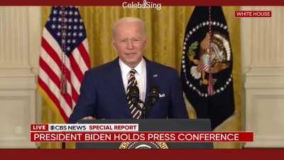 Biden sings Firework by Katy Perry