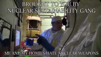 Imagine not wanting to produce 1 gigawatt of energy per reactor and spending money on nuclear weapons instead