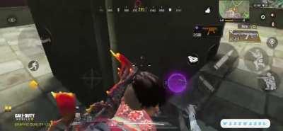 I just headshot someone with my helicopter