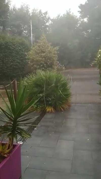 At the campsite where I work, in Cancale, France.