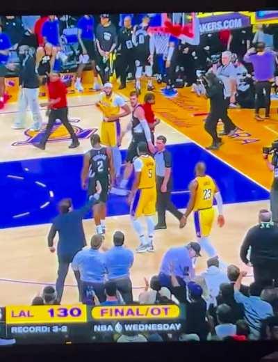 To high five Lebron James