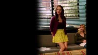 She's cute in a skirt