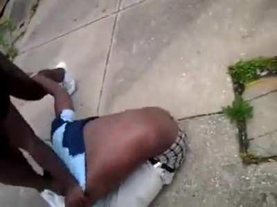 Messed Him Up - Girl beat up a Guy