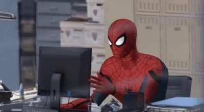 Hey look, it's Spider-Man being on the web
