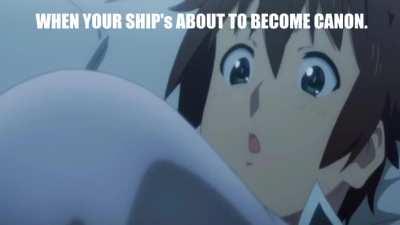 When your ship's about to become canon (Volume9spoilers)
