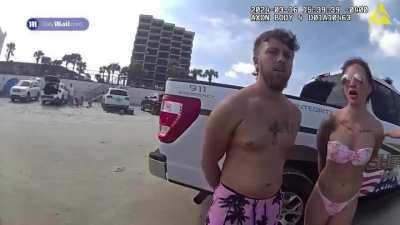 Couple arrested in Florida after losing their child at a beach and being drunk