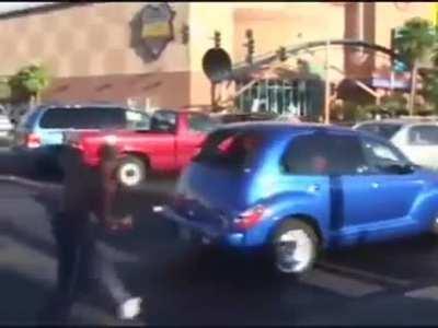 What would you do if a crackhead attacked your car?