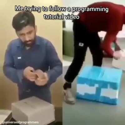 Me pausing the video every 10 seconds: