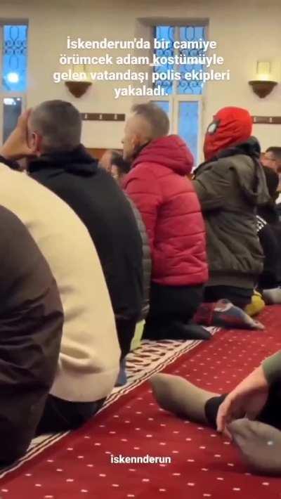 Cosplaying in a mosque in Turkey