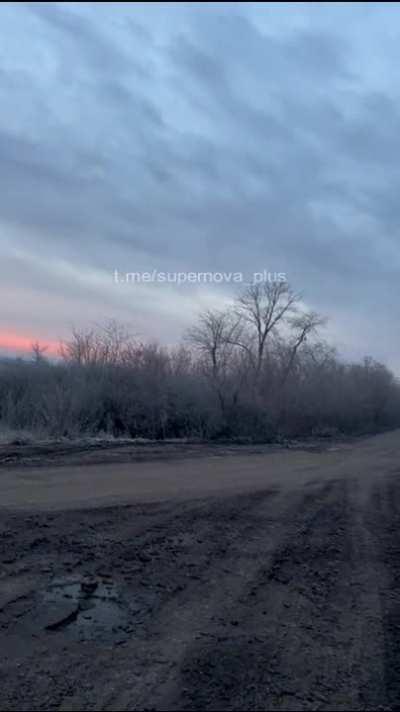 A Ukrainian missile launch of a strange / unknown type.