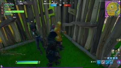 we danced the exact emote in spawn island. and when we met again in game we knew what to do. the most fun i have ever had.