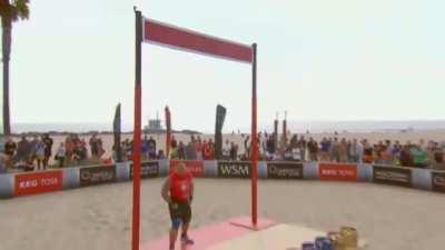 Brian Shaw leaves an 