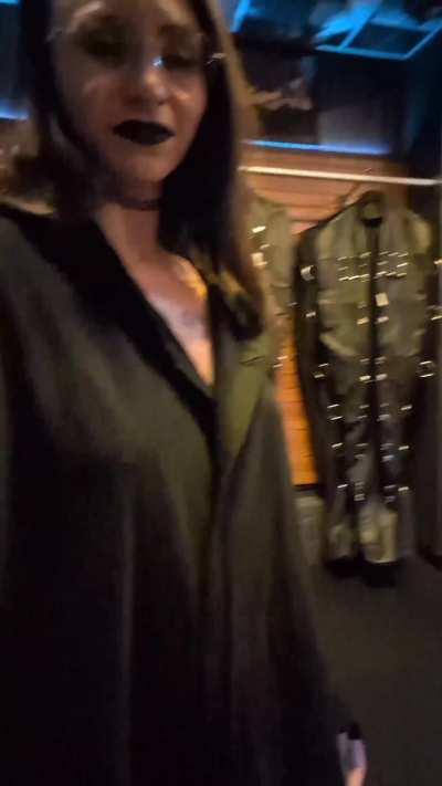 I barely pulled off this nude public masturbation! (covered in body writing too!)