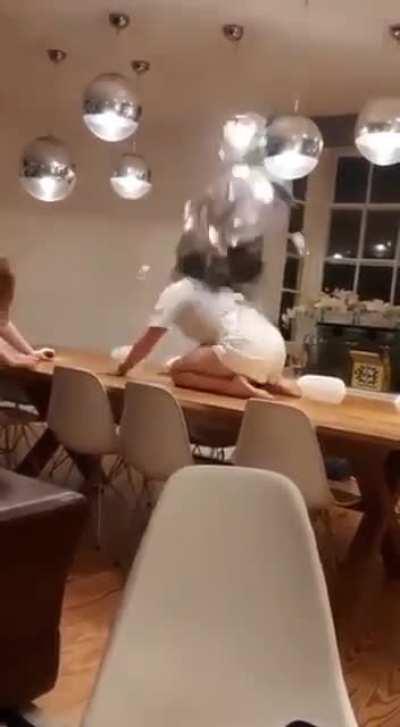 HMC as I sexy-dance on this table.