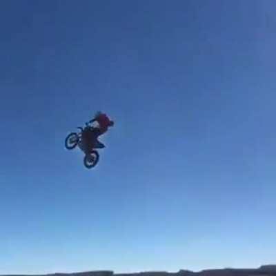 Crazy stunt jump