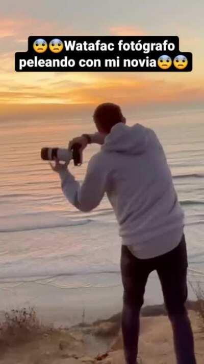 WATAFAC FOTÓGRAFO PELEÁNDOSE CON MI NOVIA😨😨😨