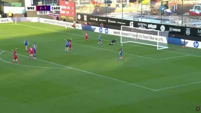 Wrexham [3] - 1 Cardiff City - Faye Hillier-Knox 79'