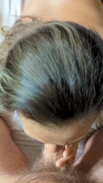 using every inch of this throat