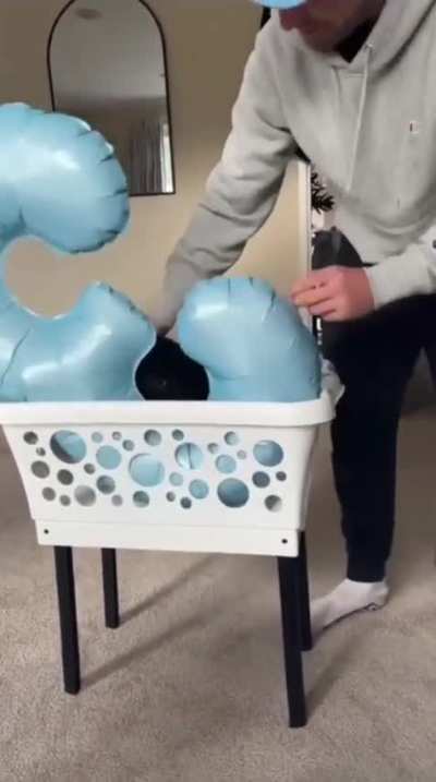 To be fair, that is a heckin cool laundry basket....